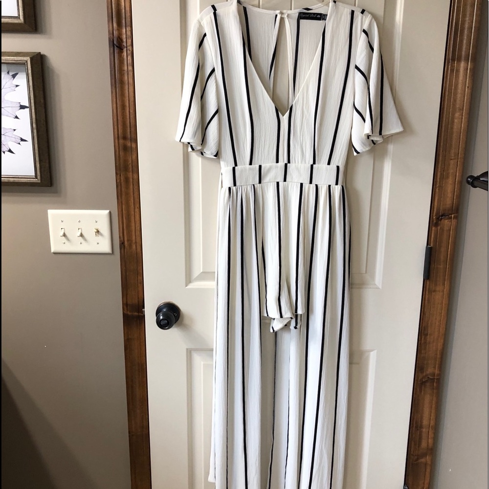 NWOT maxi romper